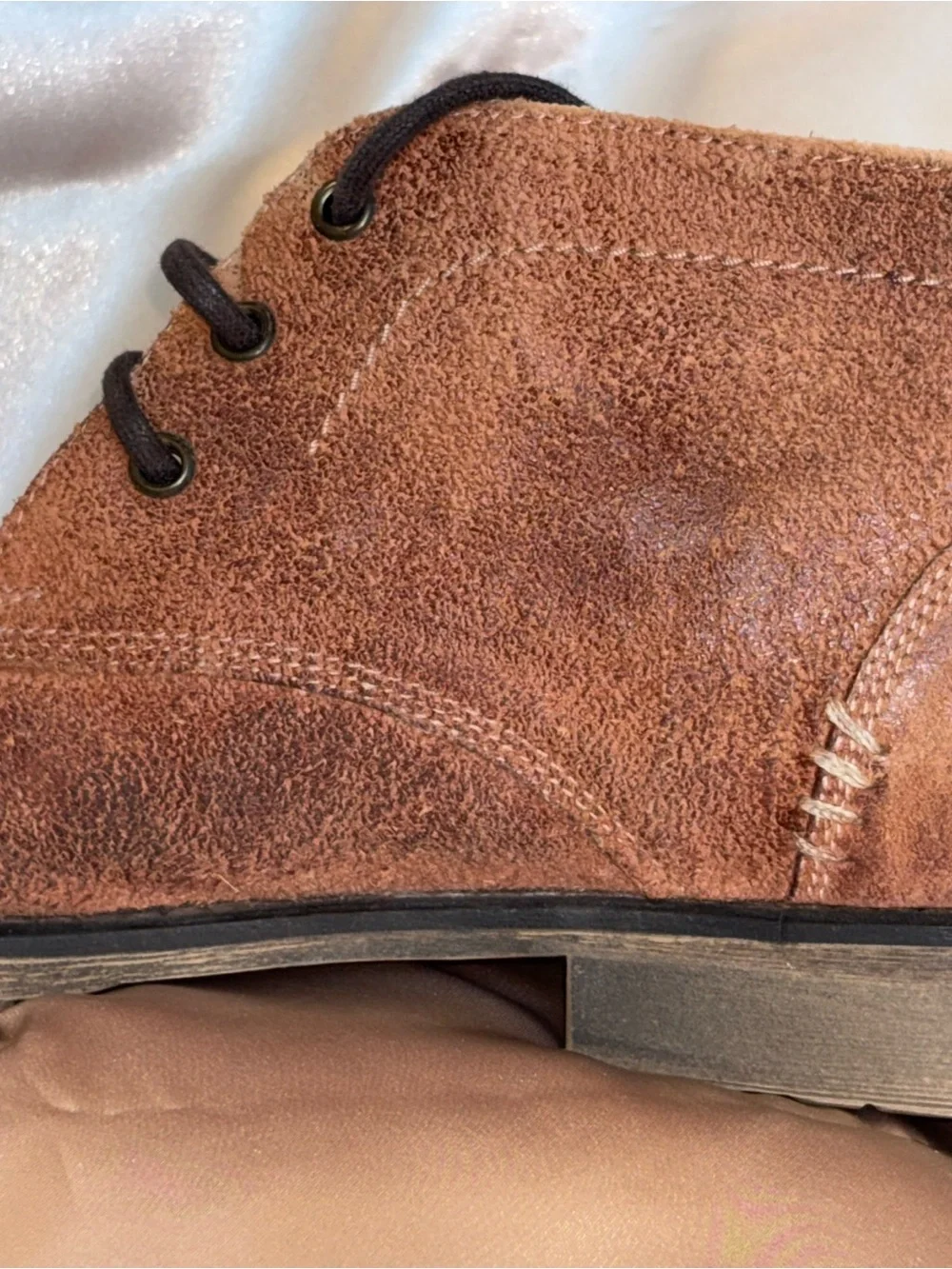 BED|STU Men's Chestnut Brown Suede Chukka Boots Men Sz 12